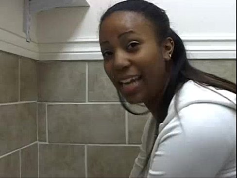 A Few Ghetto Black Girls Peeing On Toilet